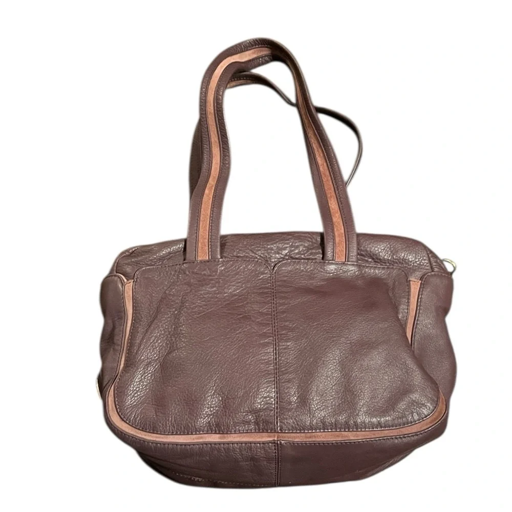 See By Chloe Brown Leather Shoulder Bag with Tan Accents - Picture 3 of 14